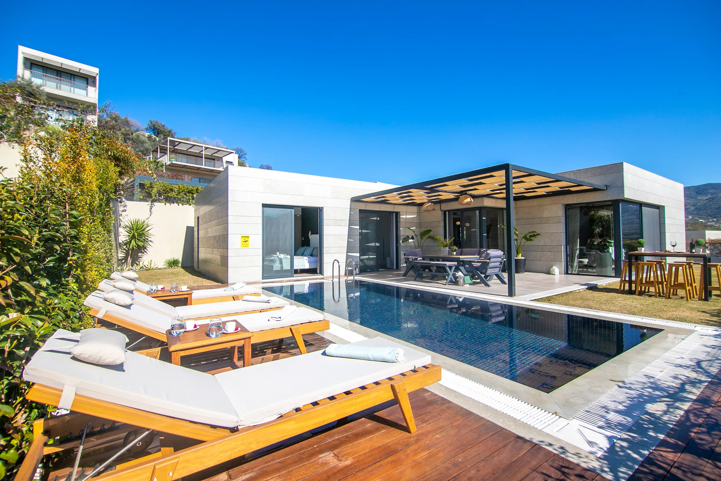 Bodrum Yalıkavak Villa Serenity deniz manzaralı özel havuzlu villa