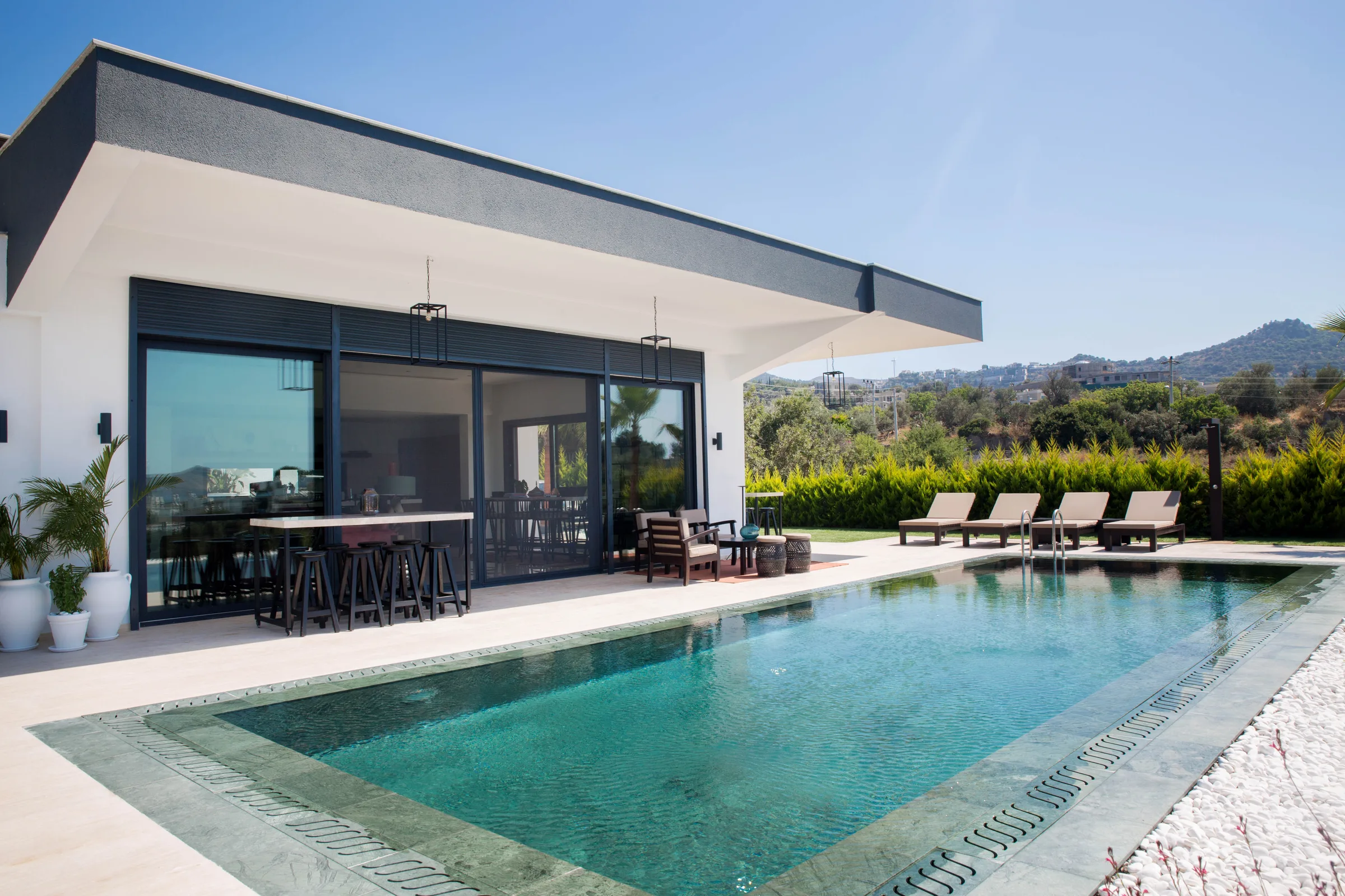 Bodrum Yalıkavak Villa Shine deniz manzaralı ultra lüks villa