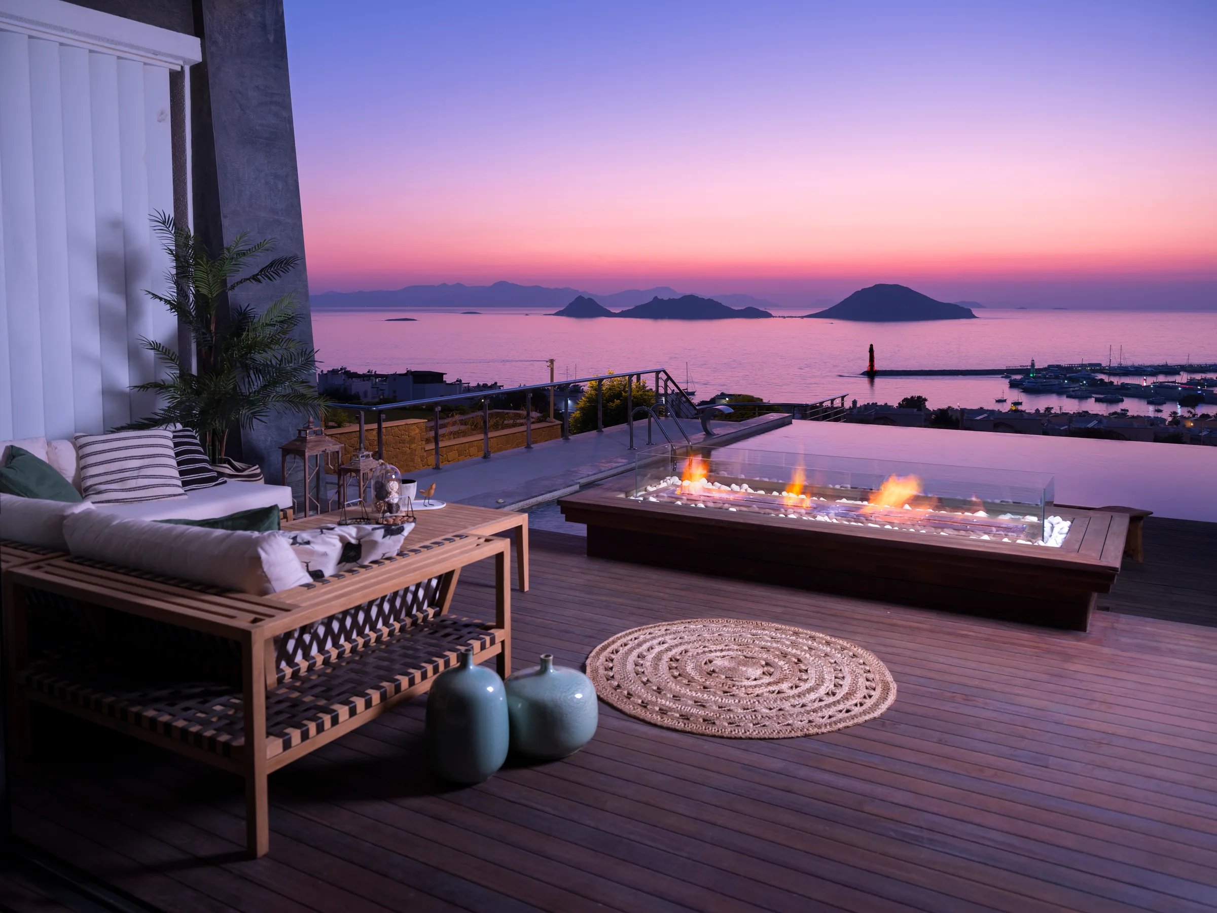 Bodrum Turgutreis Villa TopHill panoramik manzaralı ultra lüks villa
