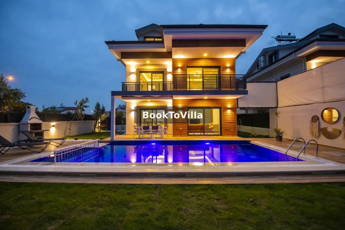Fethiye Merkez Villa Tuna doğa manzaralı özel havuzlu lüks villa