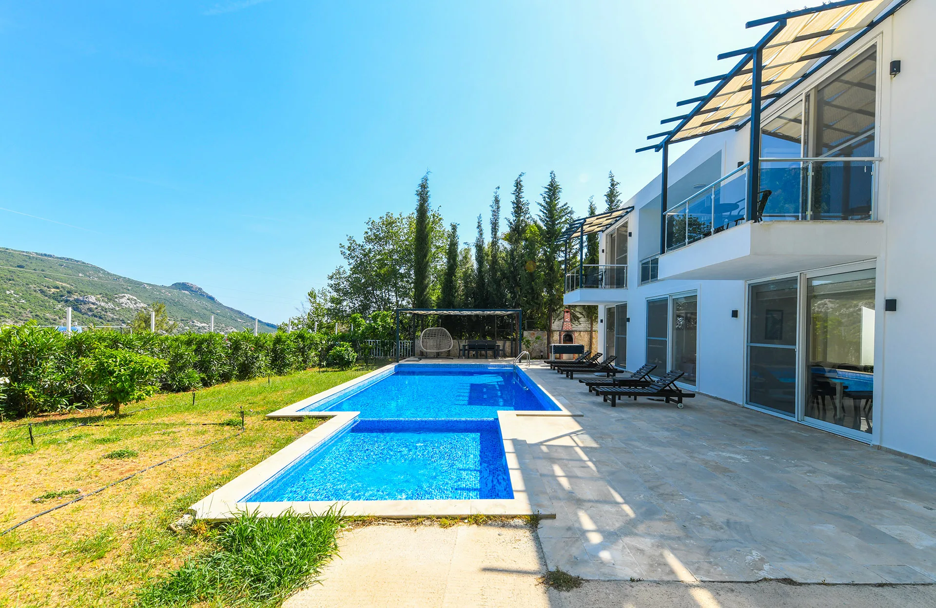 Kalkan İslamlar Villa White Stone özel havuzlu lüks villa